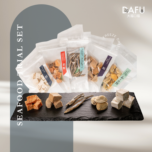 Freeze Dried Seafood 5 Flavour Trial Set