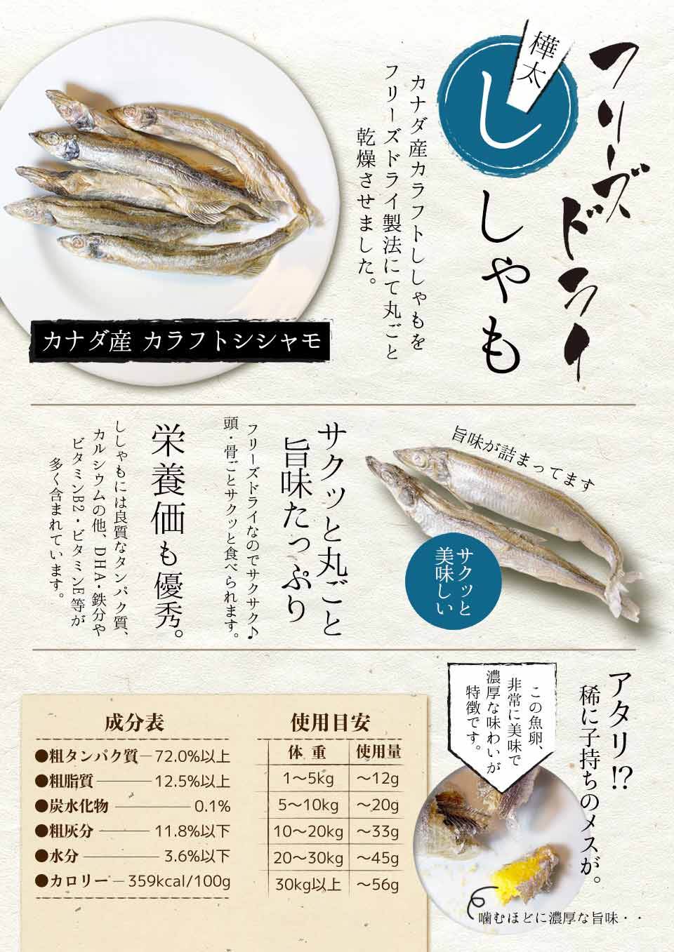 Freeze Dried Capelin