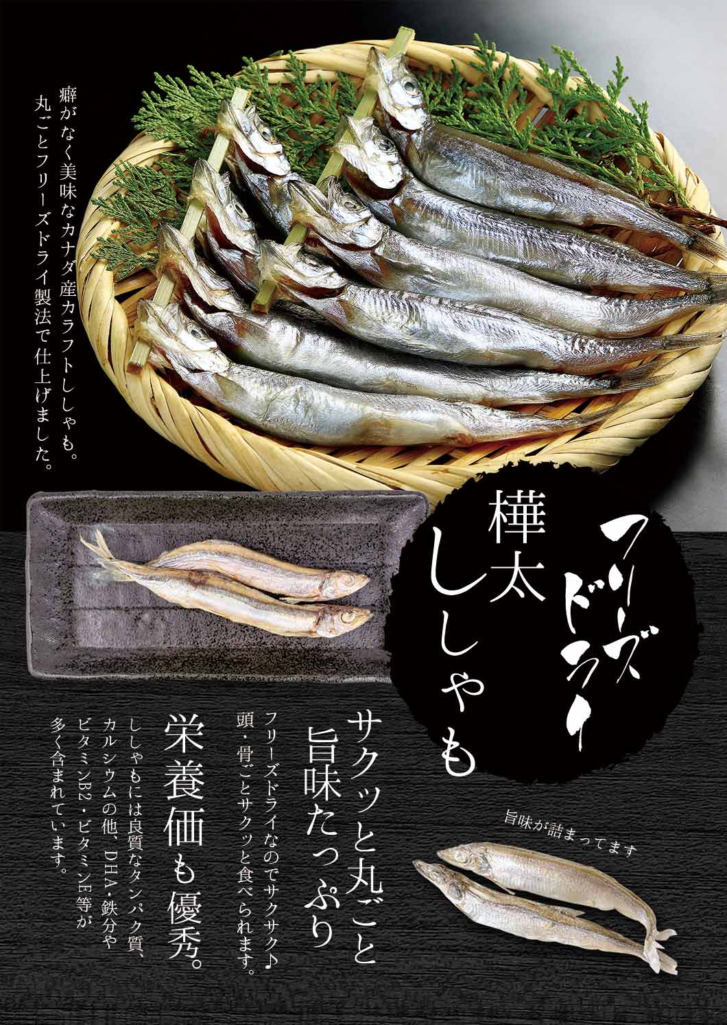 Freeze Dried Capelin